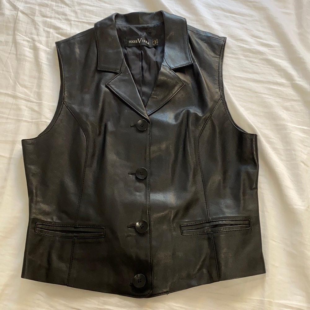 Vintage, leather vest